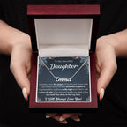 To My Daughter – Chapters – Squeezed Name Necklace Gift Set