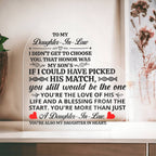 To My Daughter-in-Law – Honor – Heart Acrylic Plaque