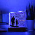 To My Daughter – Aim for the Skies – Acrylic Plaque