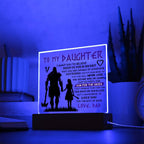 To My Daughter – Aim for the Skies – Acrylic Plaque