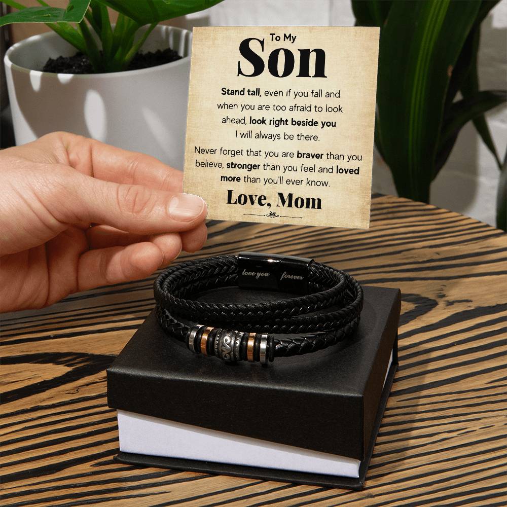 To My Son – Stand Tall – Bracelet
