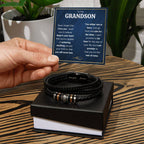 Love You Forever To My Grandson Bracelet Achieve Anything