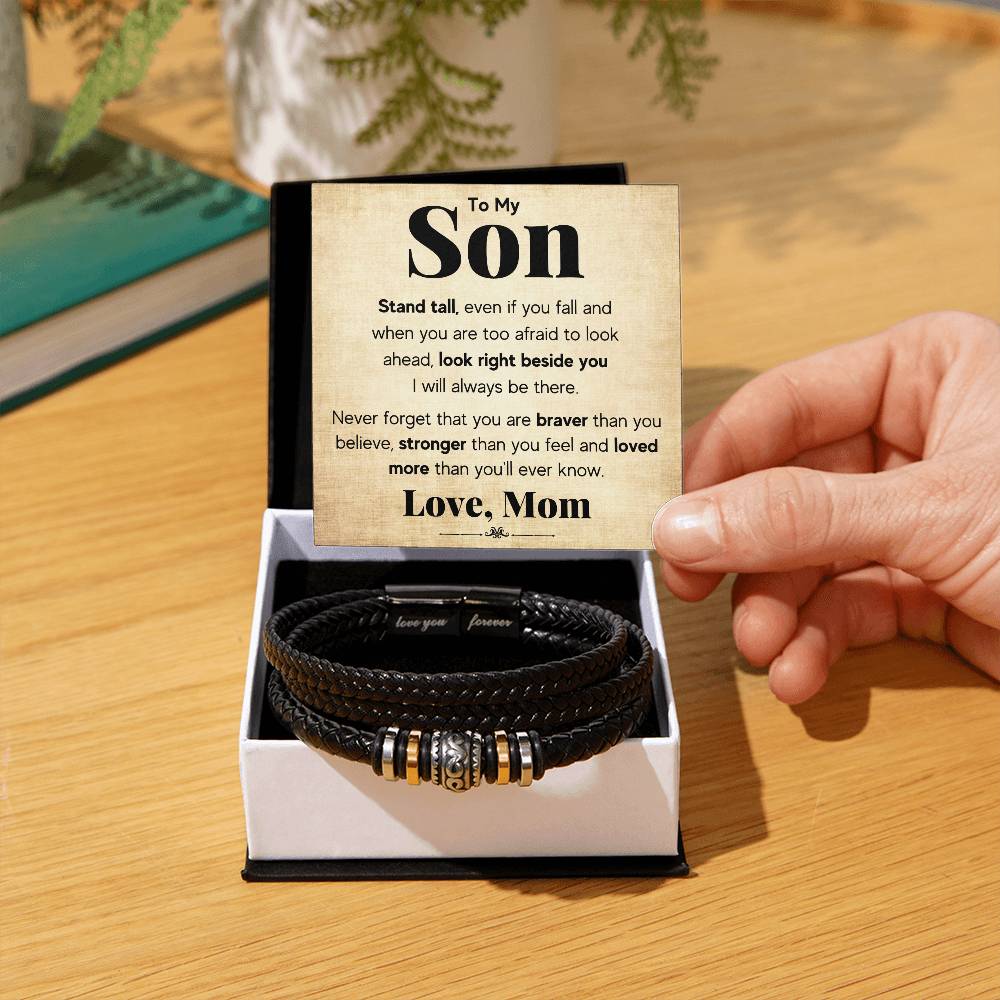 To My Son – Stand Tall – Bracelet