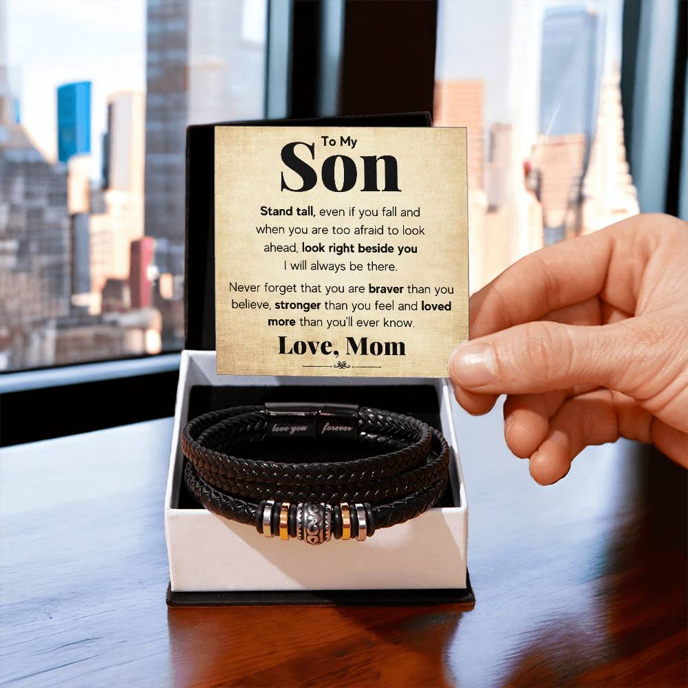 To My Son – Stand Tall – Bracelet