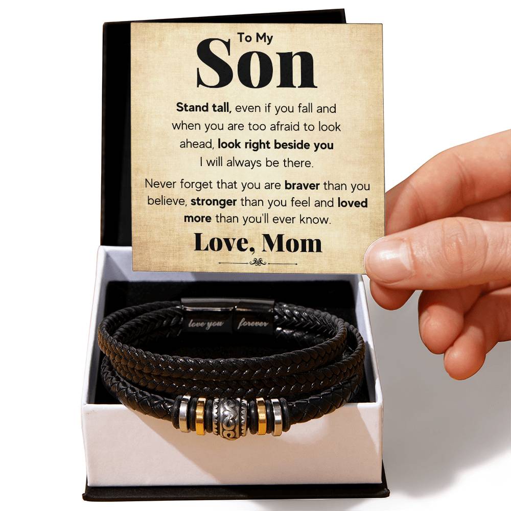 To My Son – Stand Tall – Bracelet