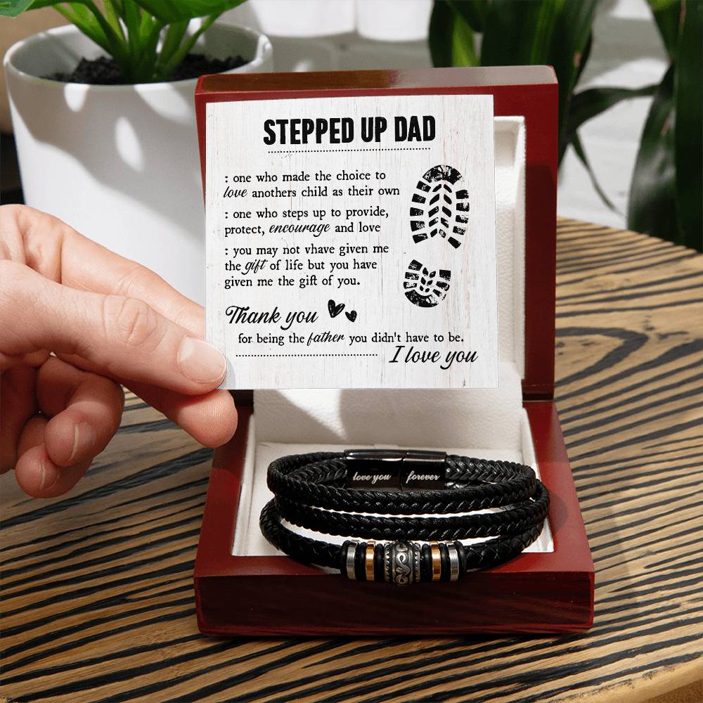 To My Step Dad – Gift of Life – Bracelet