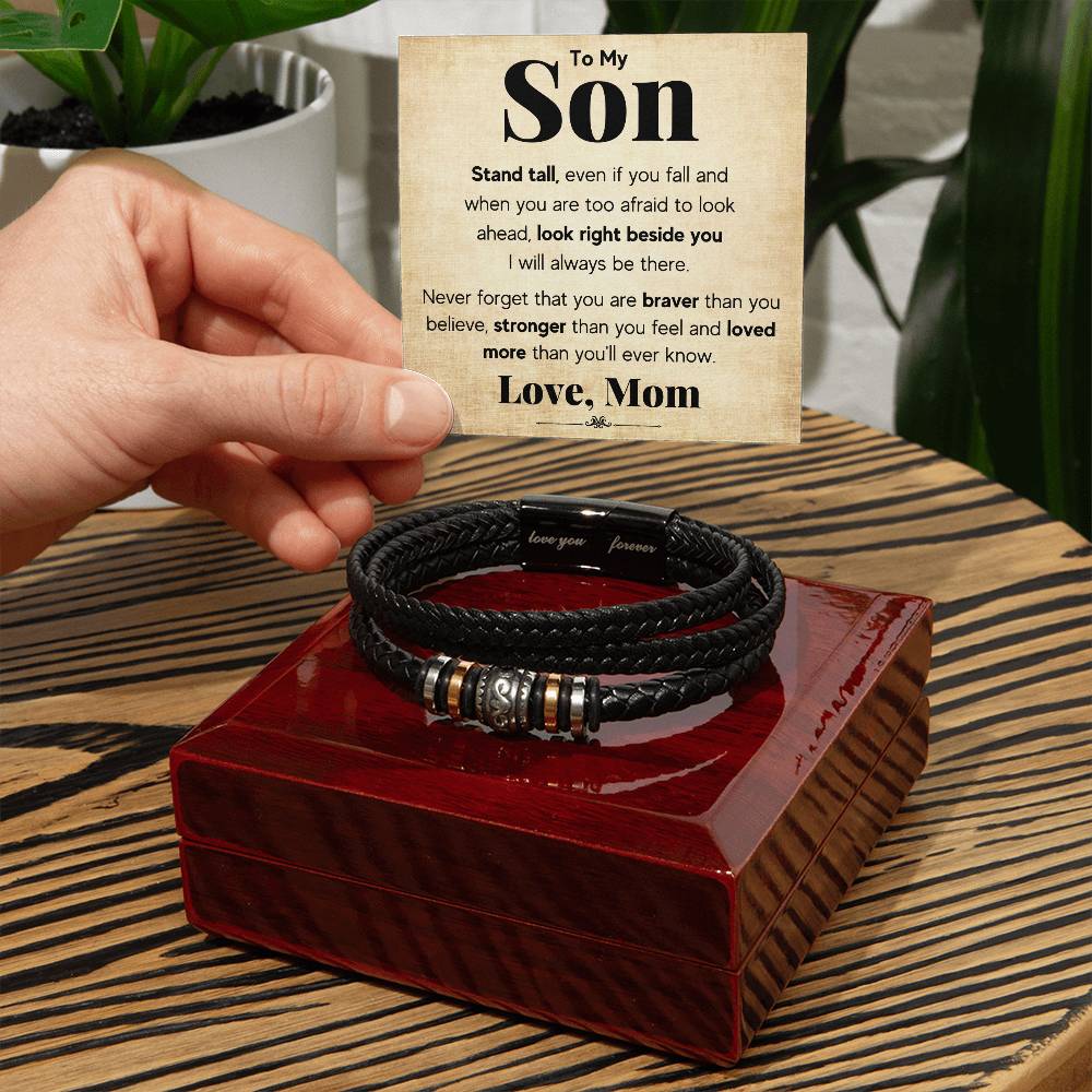 To My Son – Stand Tall – Bracelet