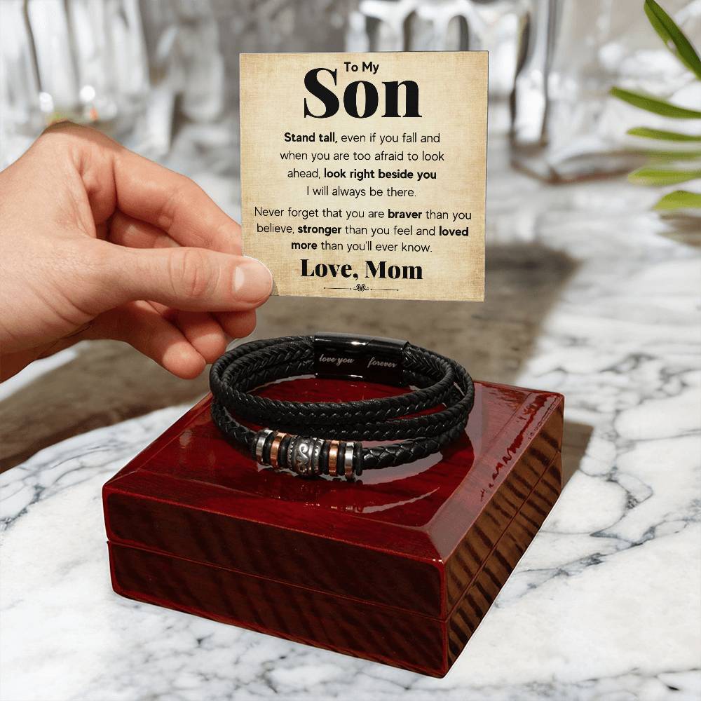 To My Son – Stand Tall – Bracelet