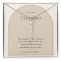Vertical Name Necklace for Grandma with personalized names, image 1
