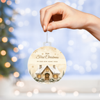 In Our New Home Ornament 2026 – First Christmas New Home Acrylic Christmas Keepsake