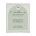 Granddaughter Prayer Blanket – 50x60 Christian Gift Throw