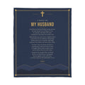 Husband Prayer Blanket – 50x60 Christian Gift Throw