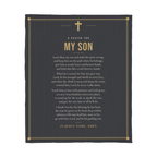 Son Prayer Blanket – 50x60 Christian Gift Throw