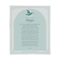 Peace Prayer Blanket – 50x60 Christian Gift Throw