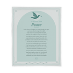 Peace Prayer Blanket – 50x60 Christian Gift Throw