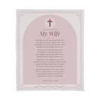 Wife Prayer Blanket – 50x60 Christian Gift Throw