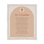 Grandma Prayer Blanket – 50x60 Christian Gift Throw