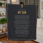 Son Prayer Blanket – 50x60 Christian Gift Throw