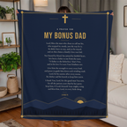 Bonus Dad Prayer Blanket – 50x60 Christian Gift Throw