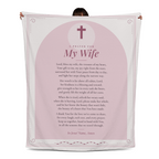 Wife Prayer Blanket – 50x60 Christian Gift Throw