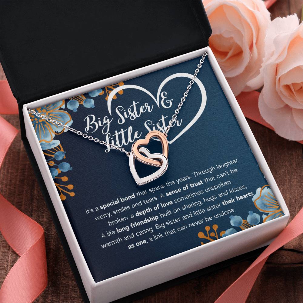 To My Sister – Bond – Interlocking Necklace Gift Set