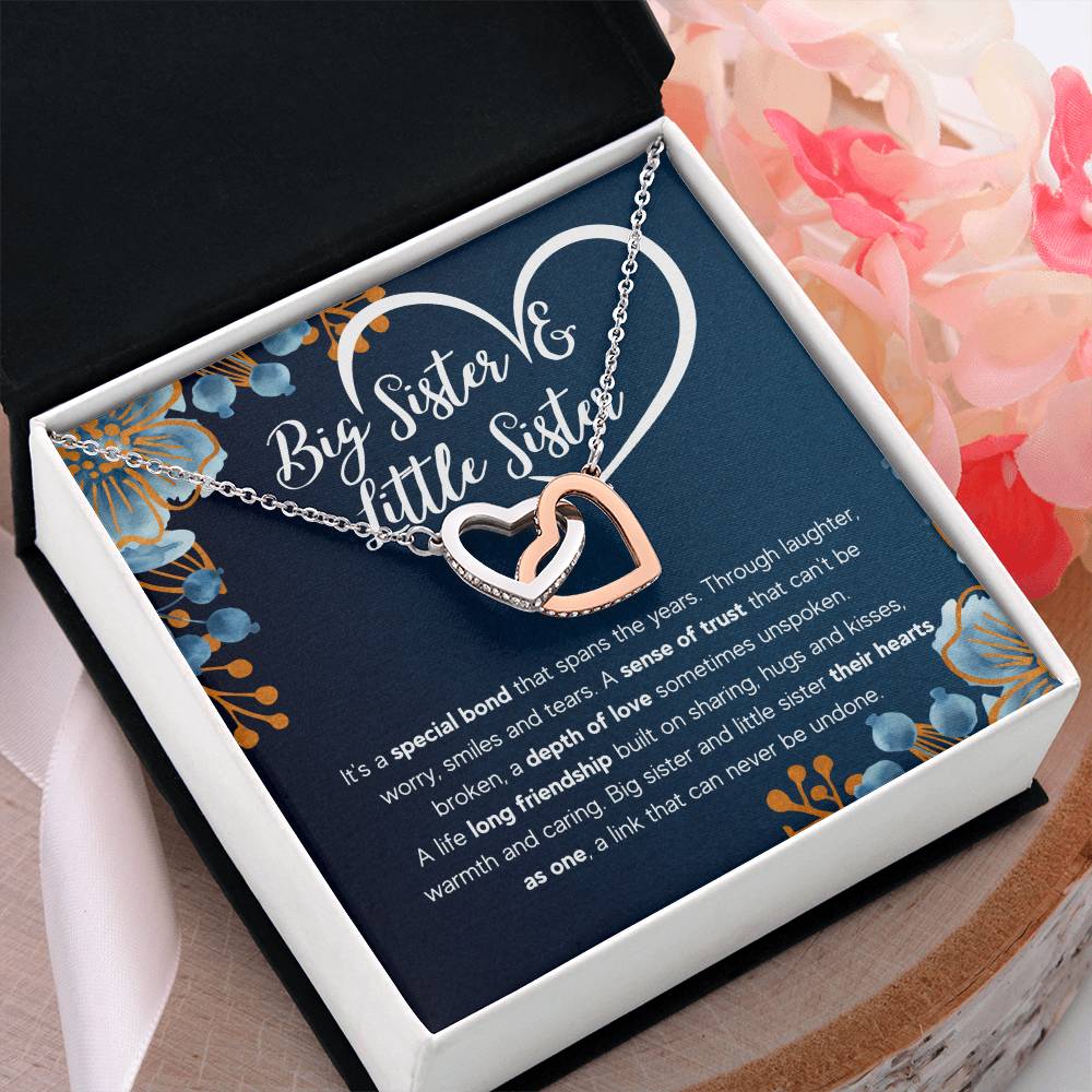 To My Sister – Bond – Interlocking Necklace Gift Set