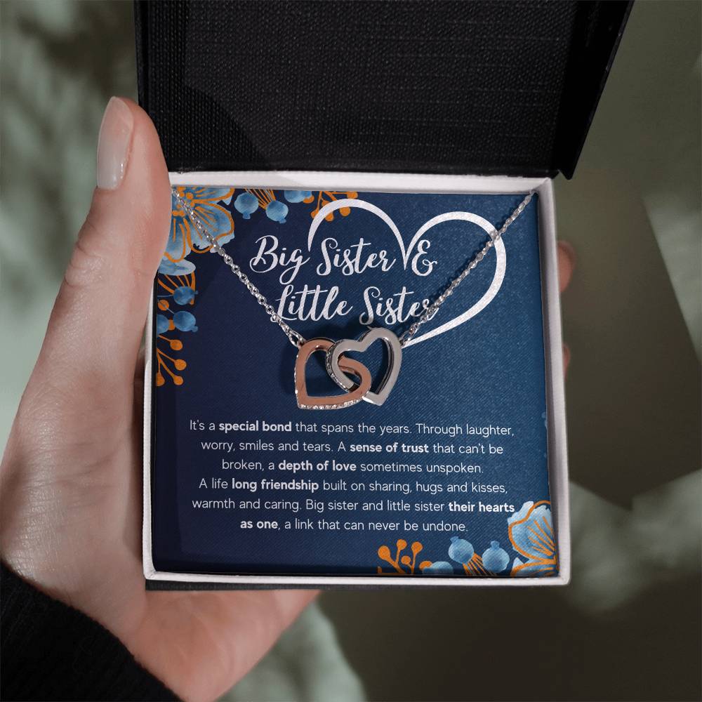 To My Sister – Bond – Interlocking Necklace Gift Set