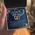 To My Sister – Bond – Interlocking Necklace Gift Set