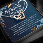 To My Sister – Bond – Interlocking Necklace Gift Set