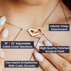 To My Sister – Bond – Interlocking Necklace Gift Set