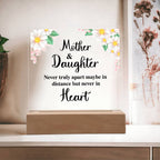 To My Daughter – Distance – Square Acrylic Plaque