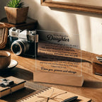 To My Daughter – Chapters – Square Plaque