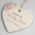 Memorial Christmas Ornament – Ceramic Heart
