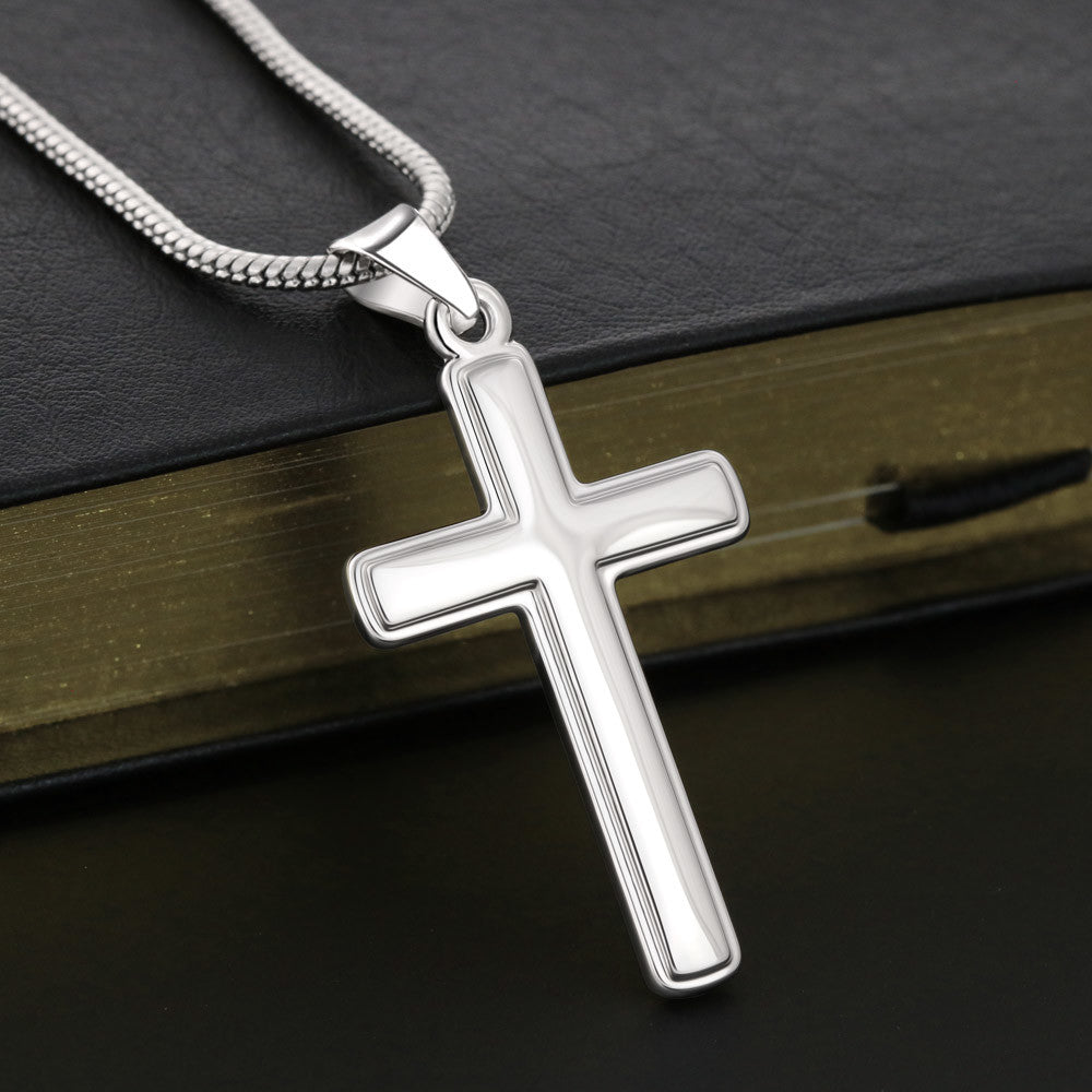 To My Son – This Old Lion – Cross Necklace Gift Set