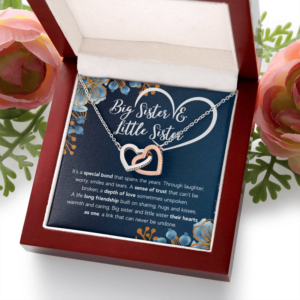 To My Sister – Bond – Interlocking Necklace Gift Set
