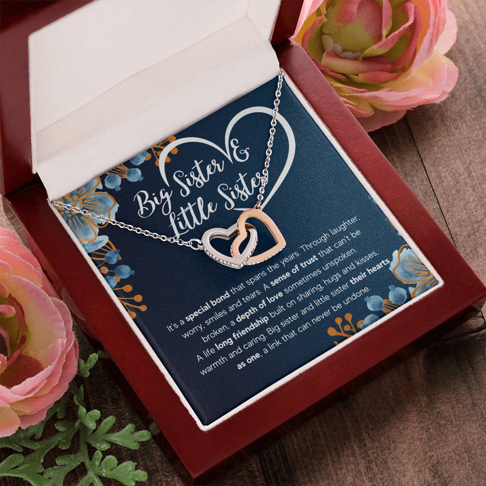 To My Sister – Bond – Interlocking Necklace Gift Set