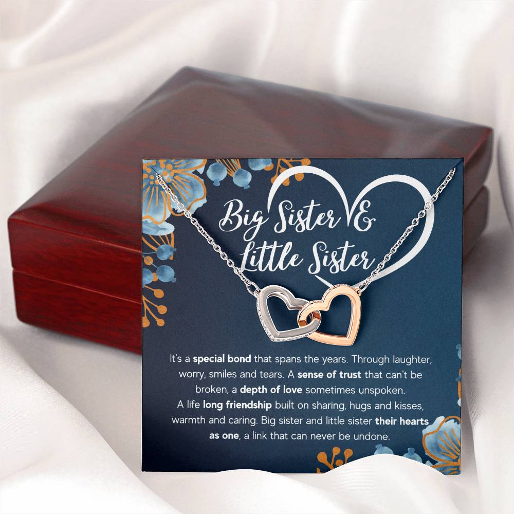 To My Sister – Bond – Interlocking Necklace Gift Set