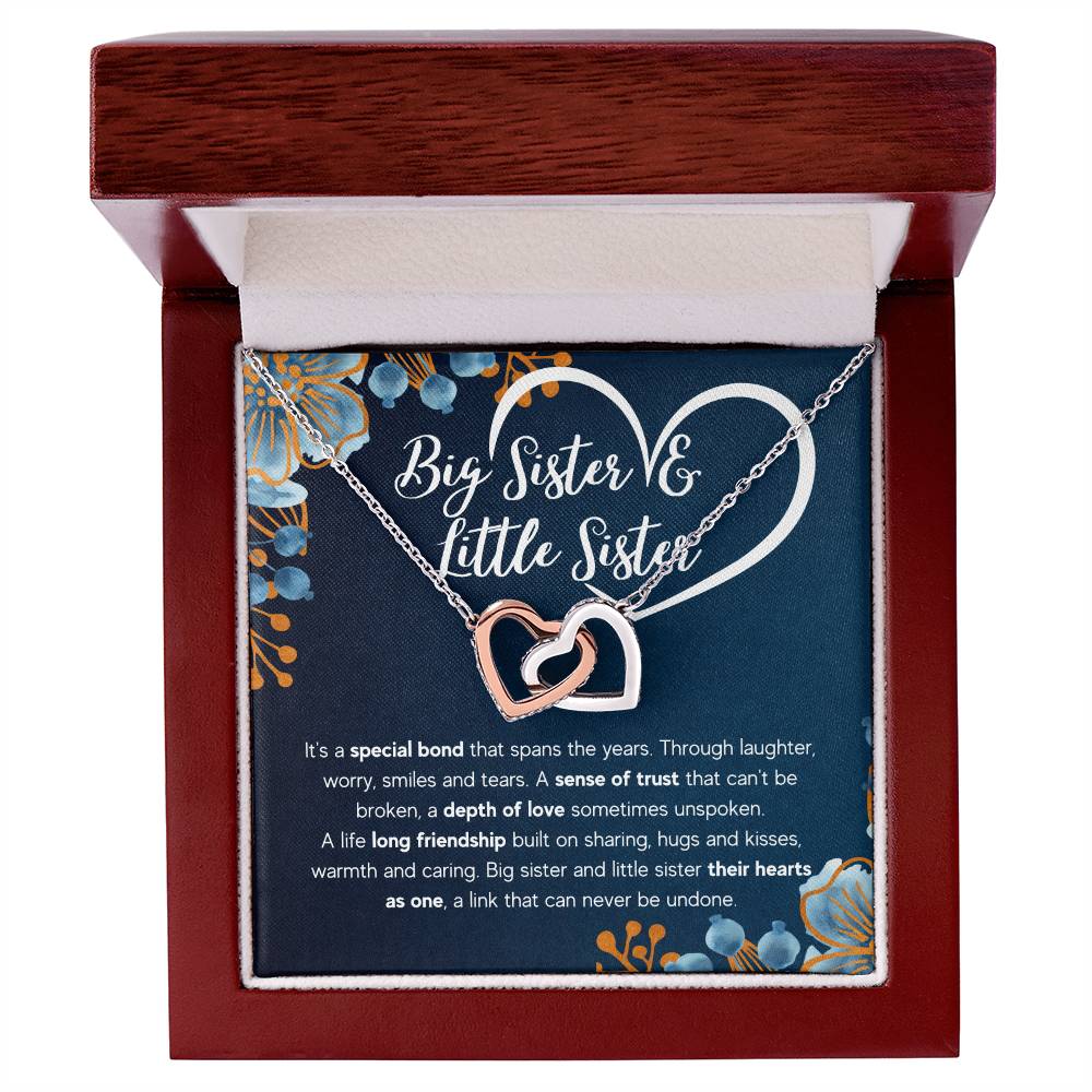 To My Sister – Bond – Interlocking Necklace Gift Set