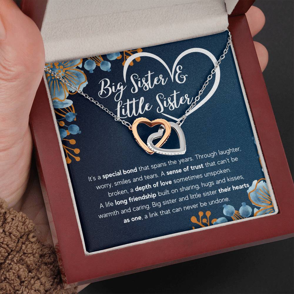 To My Sister – Bond – Interlocking Necklace Gift Set