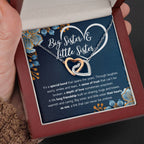 To My Sister – Bond – Interlocking Necklace Gift Set