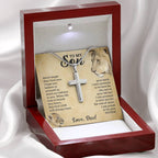 To My Son – This Old Lion – Cross Necklace Gift Set