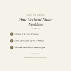 How to order: choose 1 to 4 names, each up to 11 letters