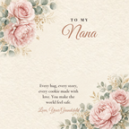 Message card: To My Nana – You Make the World Feel Safe