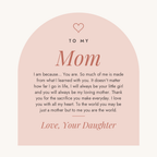 Message card: To My Mom, Thank You For Everything